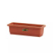 Lionstar Rectangular Flower Pot Small FP-12 Plastic Planter Pot, Outdoors and Indoors Garden, Sturdy and Durable