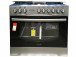 Venus 4 Gas Burners & 2 Electric Plates Cooker 90x60cm, Electric Oven Tanzania (Stainless Steel Inox, VC9642ESD)