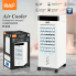 RAF 3 Speeds Portable Air Cooler Mini Air Conditioning USB Charging Small Water Desktop Cooler Fan with Water Mist Fan