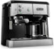 De'Longhi Dual Function Coffee Machine Espresso And Drip Coffee | Milk Frother | BCO421.S (Silver)