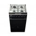 Delta Cooking Ranges 50 X 55cm 4 Gas Burner Gas Grill & Electric Oven Tanzania (Silver, DGC-5040E)