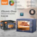 RAF R.5314B 20L Countertop Electric Oven – 1200W Multi-Function Cooking Oven