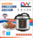 Digiwave 7L Digital Pressure Cooker, 1600W, Overheat Protection DWPC-1713