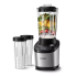 Philips High Speed Blender 7000 Series - 1500W, 2L Capacity, Glass Jar, 12 Speed Setting, 6 Quick Programs, Metallic & Black - HR3760/00