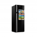Pinetech Refrigerator With Glass Doors, Top Freezer (Black, BCD 225G)