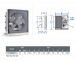 Panasonic 25cm Kitchen Wall Mount Ventilation Fan FV-25AUF1DBHG