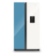 Hisense 508L No Frost, Side By Side Refrigerator + Water Dispenser  H670SDBL-WD