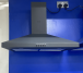 EVOQ Chimney Hood Wall Mounted 60CM With Carbon Filters, Pyramid ECH-PR003GR