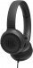 JBL Tune 500 Wired on-ear headphones with One-Button Remote/Mic, Black