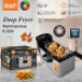 RAF R.5299 Cooking Deep Fryer, 2000W, Oil Filter Frying Machine Automatic Home Use Electric Deep Fryers