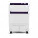 Hindware Snowcrest CLEFT Personal Air Cooler 17L With Ice Chamber, Honeycomb Pad & Complete Shut Louvers (White & Blue).