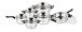 SUFURIA ZA KUPIKIA | Pinetech Cookware Sets Pots and Pans ,Kitchen Cookware Set Non Stick 6 Pieces Tanzania(Black, PTC011)