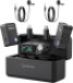 Saramonic Ultra 03 2-Person Digital Wireless Omnidirectional Lavalier Microphone System for Cameras and Mobile Devices (Black) ULTRA03