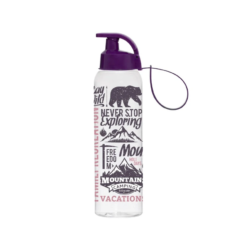 Herevin Sports Bottle-PC 750ml with Hanger - Mountains 161405-430