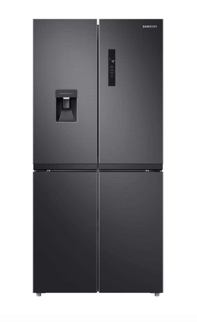 Samsung  488L No Frost French Style Fridge Freezer with Twin Cooling Plus - Gentle Black Matt RF48A401EB4/EU