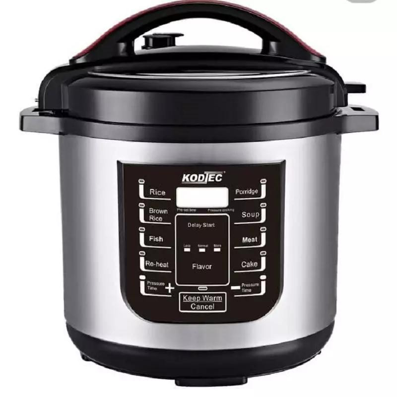 Kodtec Digital Electric Pressure Cooker High-Power Smart Cooker 1300W, Professional 13-in-1 Silver Multi-Cooker with Adjustable Pressure & Stainless Steel Pot KT-168DEP