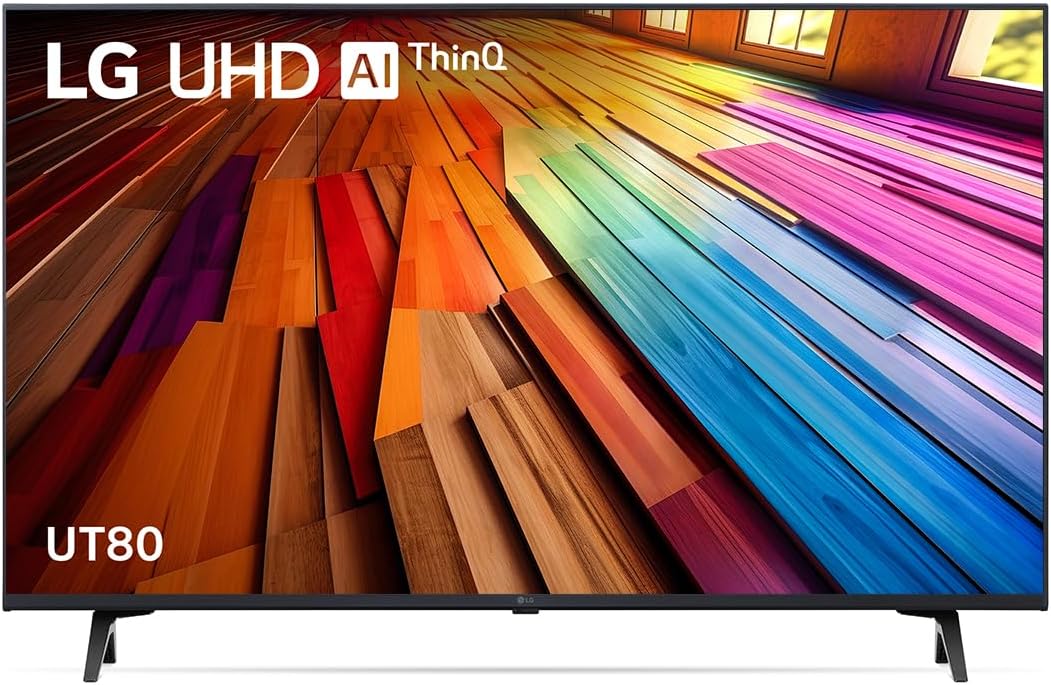LG UT80 43-Inch 4K Smart UHD TV with Al Sound Pro - 2024