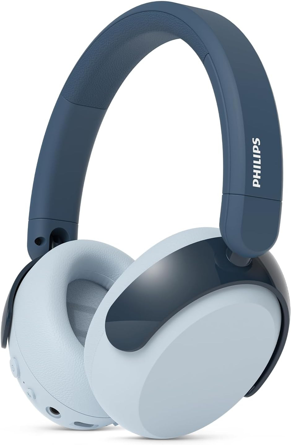 Philips TAK5500RT 5500 Series Noise Cancelling Wireless On-Ear Bluetooth 5.4 Headphones for Kids, Foldable, 34 Hours ANC Playback, Volume Limited, Audio Sharing, USB-C Cable