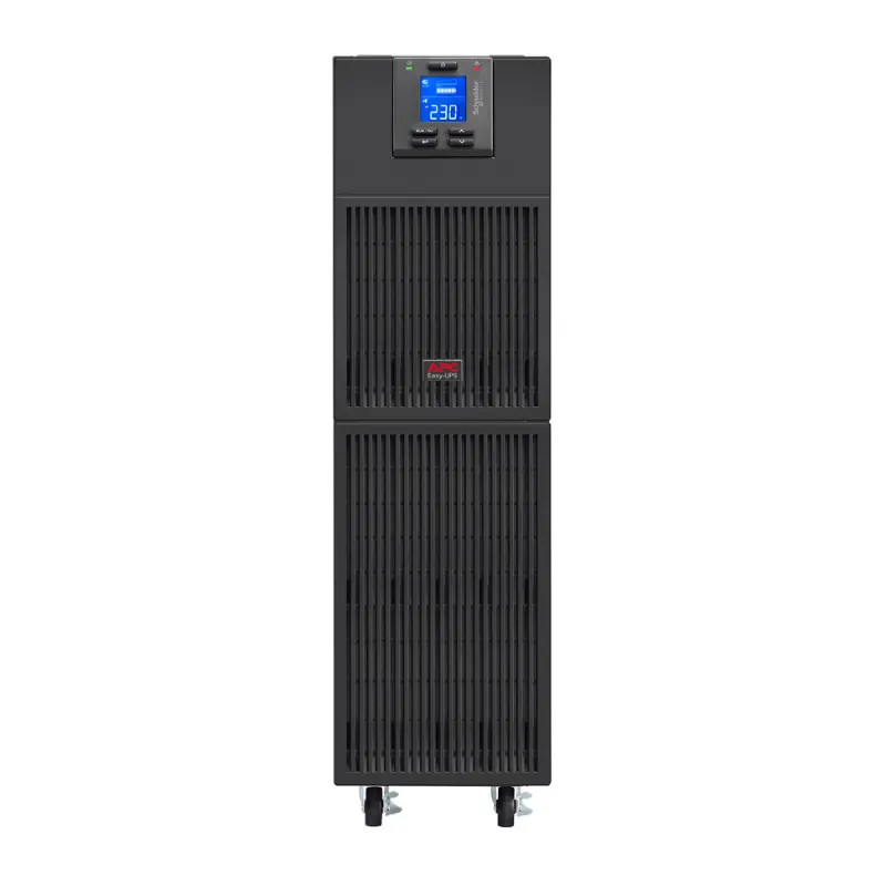 APC Easy UPS On-Line, 10kVA/10kW, Tower, 230V, Hard wire 3-wire(1P+N+E) outlet, Intelligent Card Slot, LCD SRV10KI