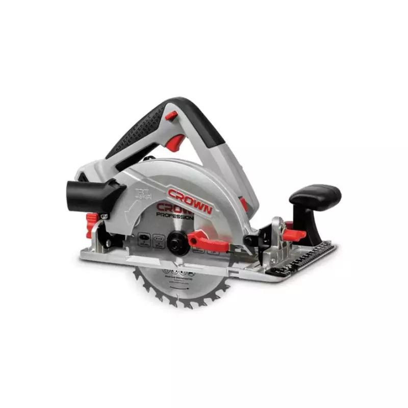 Crown Cordless Circular Saw 165mm, 20V, 4800rpm, 57mm Cutting Depth, Adjustable Cutting Depth, Dust Extraction T25002-165HX