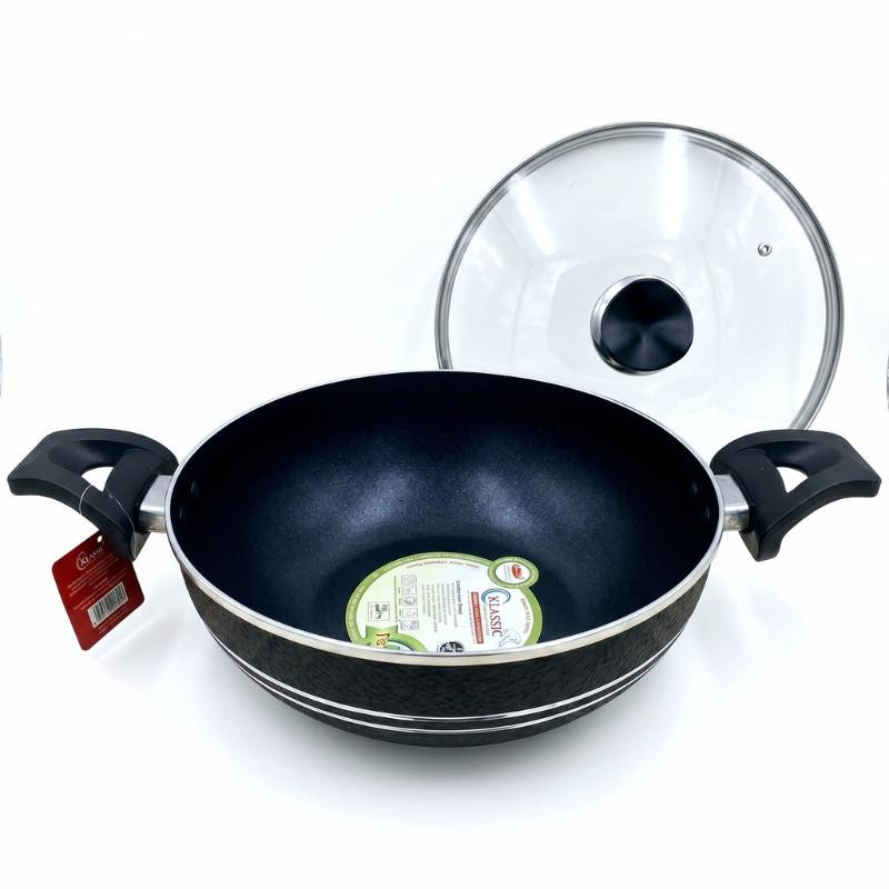 Klassic Non Stick Kadai with Lid 26cm 174