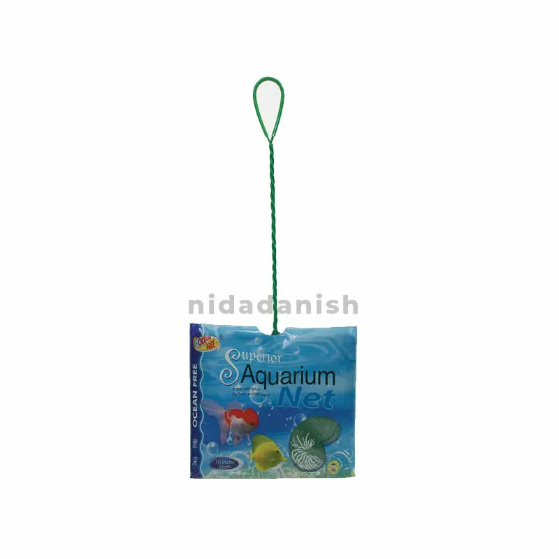 Ocean Free Superior Aquarium Net 10"/25cm Green 8887677340118