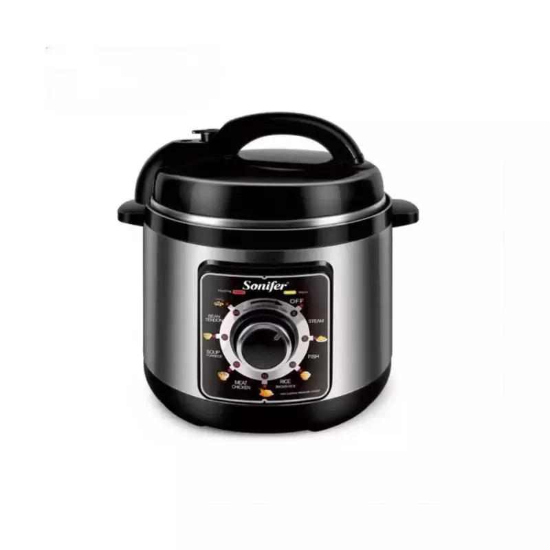 Sonifer Power Electric Pressure Cooker 8 Liter Stainless Steel 220V, 1000W SF-4013