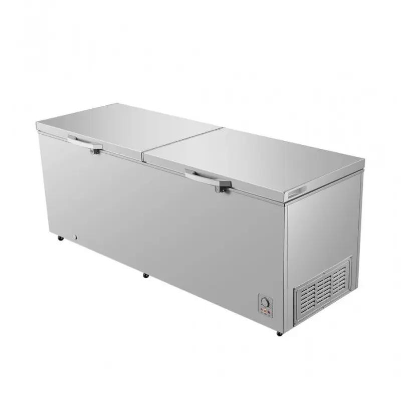 Hisense Double Door Chest Freezer, 701L, Titanium Silver, H910CFS
