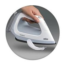 Braun Steam Iron 220ML Tank Dry and Spray Function 2000W 12710001-SI1070PU Adjustable Temperature Technology Ceramic Nonstick Plate Anti Drip Prevents Water Leakage