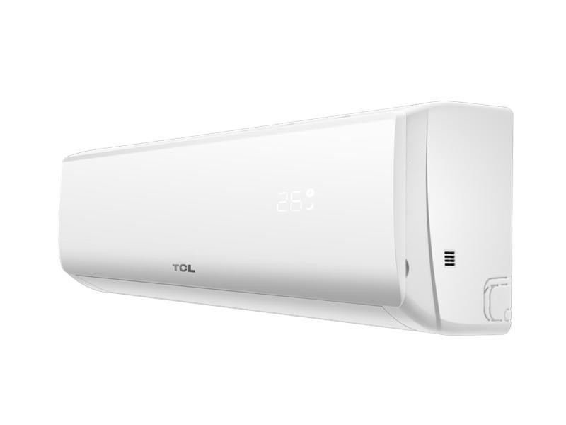 TCL Split Wall Mounted Air Conditioner 9000BTU, Fixed Speed Cooling, Self-Diagnosis, Safety Centric Design, IFeel Mode, Eco Mode, Auto Restart, Smart Air Flow, Filter Cleaning Prompt, Non-Inverter, TAC-09CSA/XAA1