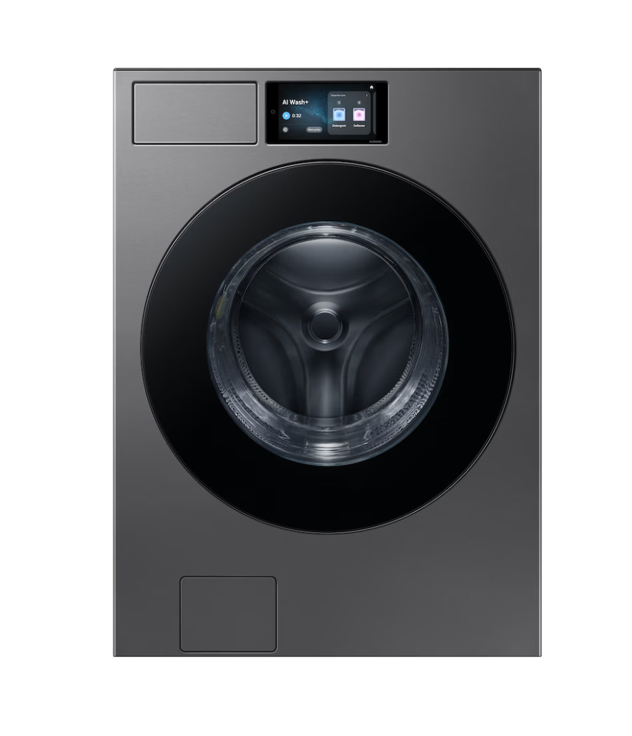 Samsung 26KG Bespoke AI Front Load Washing Machine, Load Sensing, Ecobubble, Dark Steel WF90F26ADSNQ