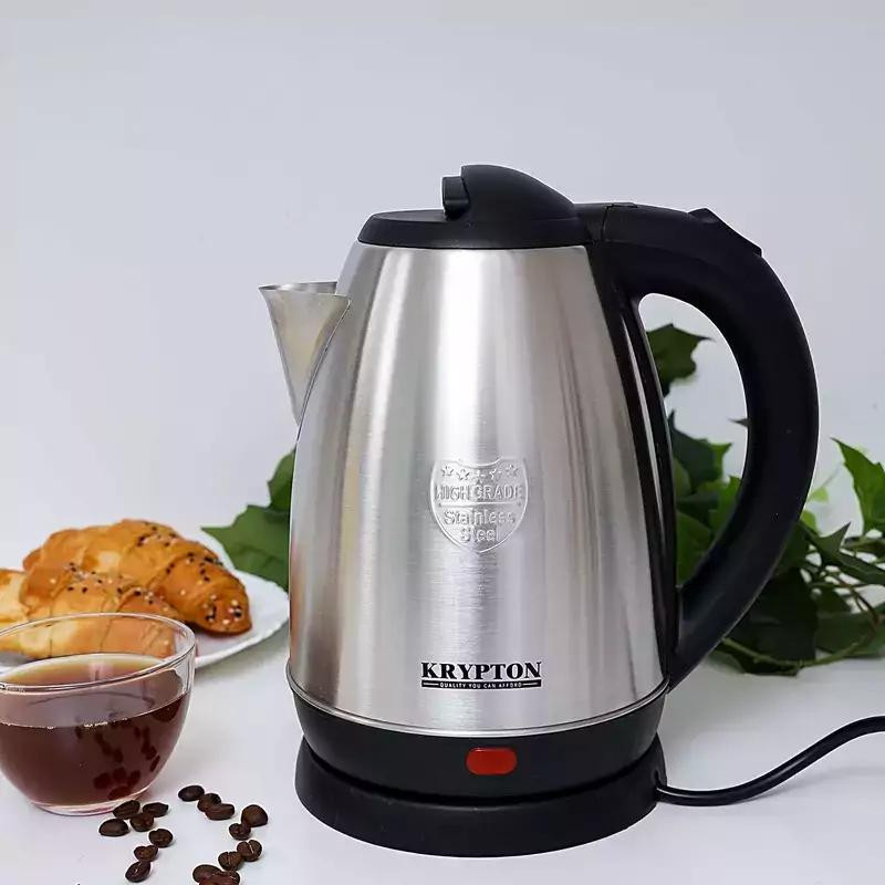 Krypton Steel Kettle Automatic Shut-Off, Boil Dry Protection, 1.8L, Silver, KNK6009