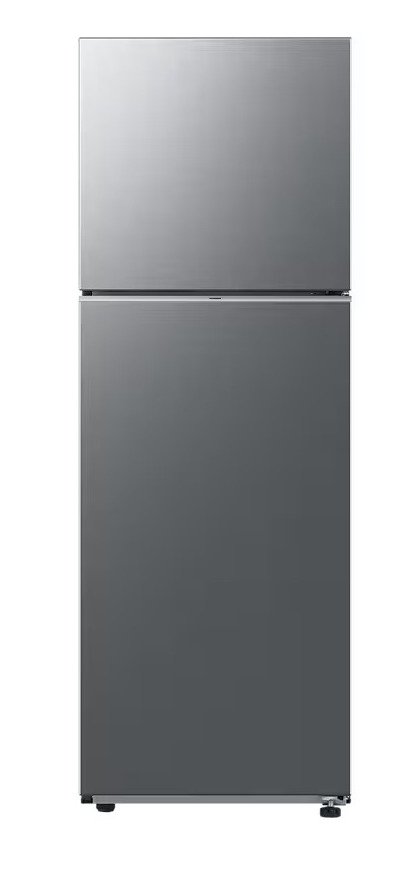 Samsung Refrigerator 253L Double Door Top Freezer, Digital Inverter, CoolWall Technology, Elegant Inox RT25K3082S8