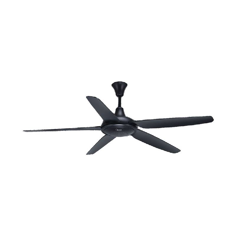 Midea Ceiling Fan 56", 5 Blades, Remote Control, Stylish Black Finish FC140-CJR