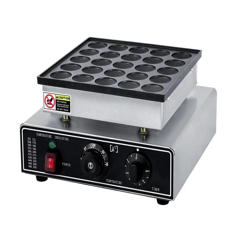 Commercial 25-Hole Electric Muffin Machine, 900W Professional Mini Pancake & Muffin Maker, Industrial Non-Stick Baking Machine WG-HF-SB25
