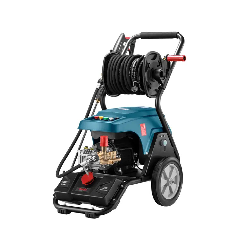 Ronix RP-0230 Industrial High Pressure Washer 2800W – 230 Bar, Induction Motor, 10M Steel Hose