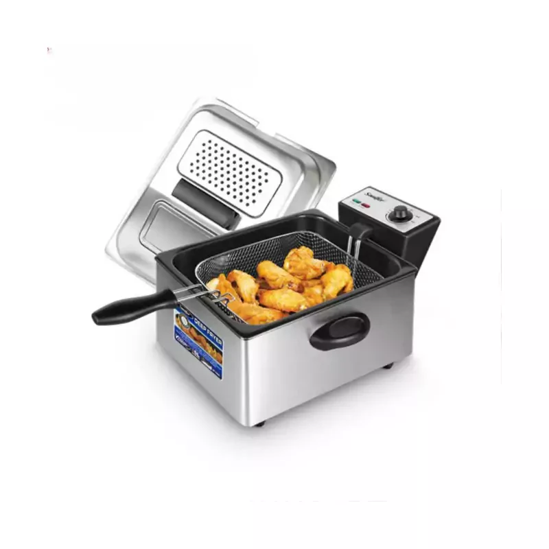 Sonifer Cooking Oil Big Household Stainless Steel Electric Deep Fryer 6L, 220V, 2400W SF-1004