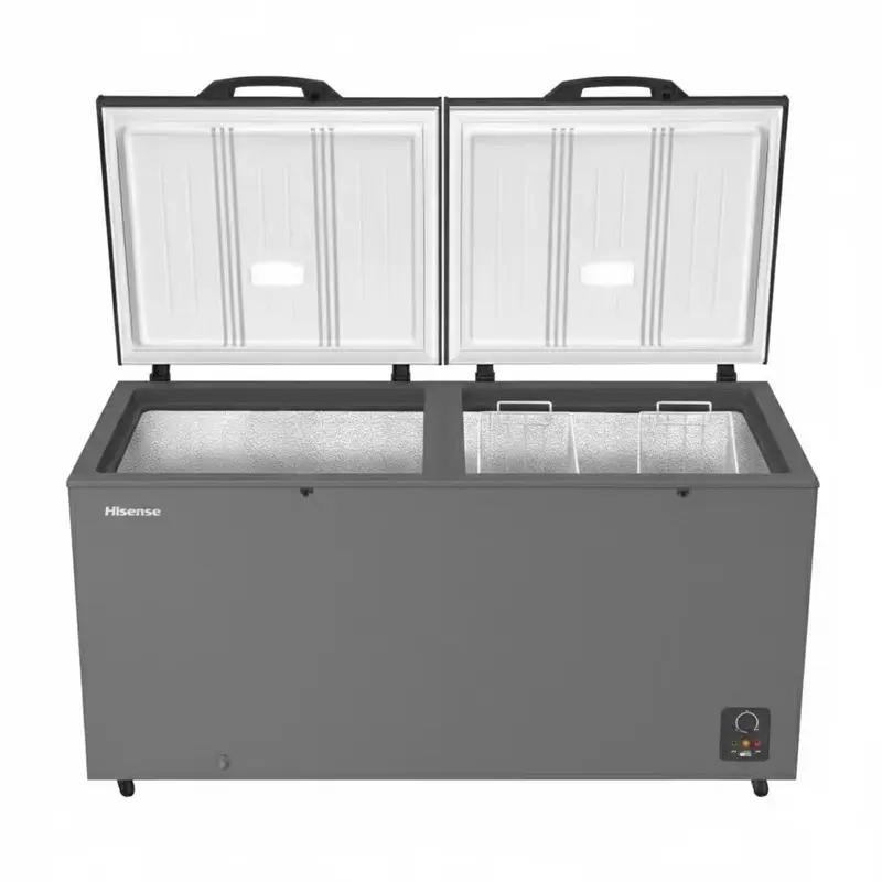 Hisense Double Door Chest Freezer, 500L, Grey, FC-729DD4SA