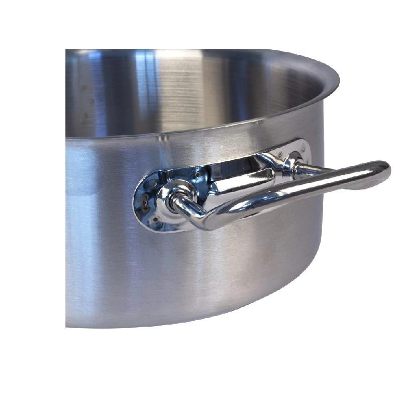 Kapp Medium Deep Stock Pot with Lid 32x27.5cm 22.1L Commercial Horeca Use KP-30143227