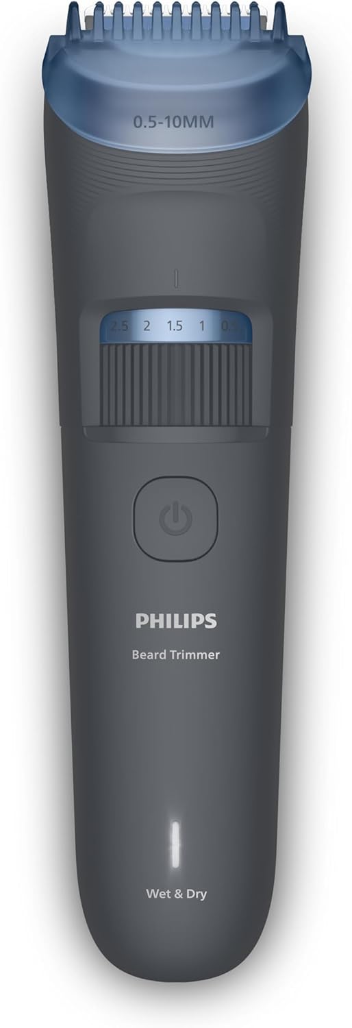 Philips Beard Trimmer BT3617/15 | 20 length settings 0.5–10 mm | Comb lifts hairs for an even trim | 100% washable | 60 min cordless | USB-A charging