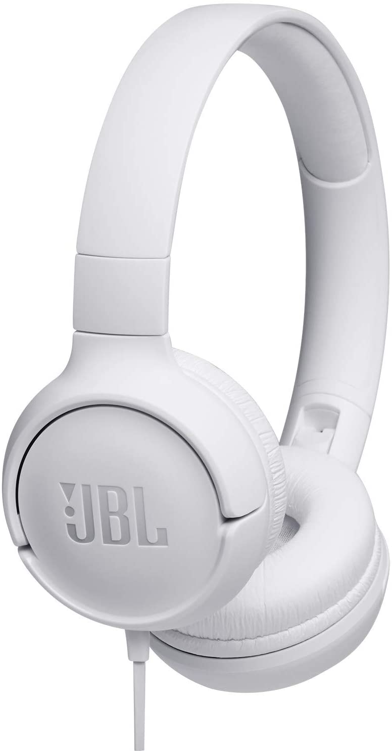 JBL TUNE 500 Tanzania- Wired On-Ear Headphones - White