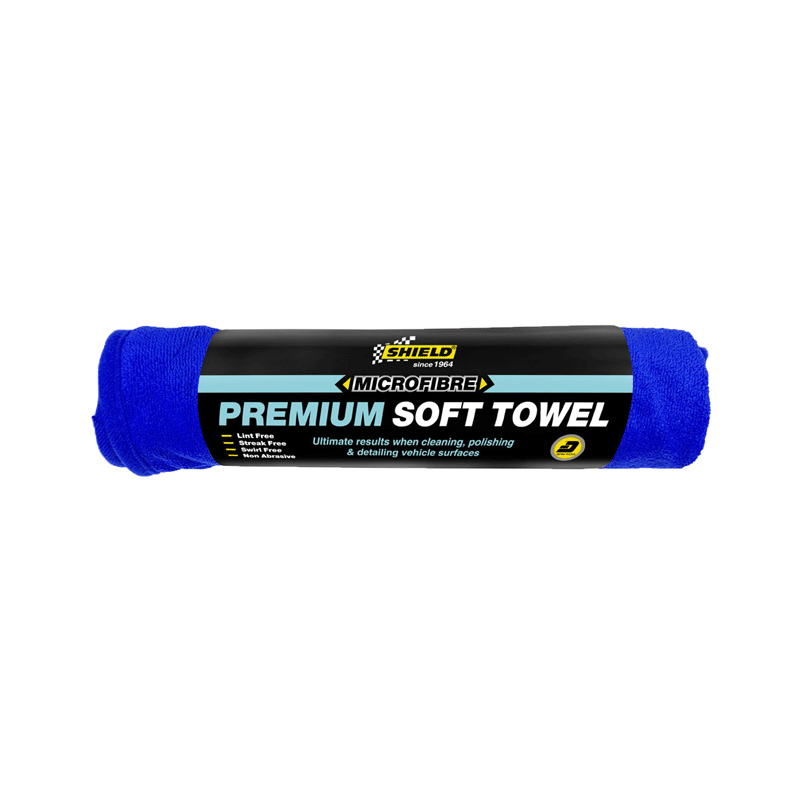 Shield-Auto Microfibre Premium Soft Towel, Ideal for Cleaning and Drying Various Surfaces, Including Paintwork, Glass, Chrome, and Interior Surfaces 1pcs SH1649