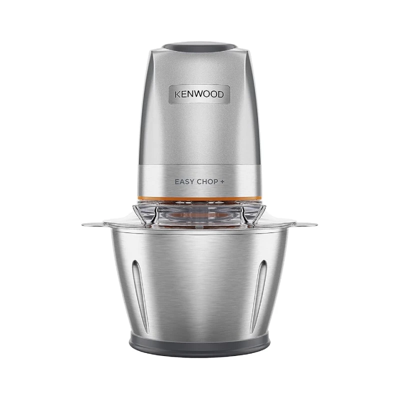 Kenwood Chopper 600ml Steel Bowl 500w Chp62.700si Dripper Pro, Quad Blade, Storage Lid, Dual Speed, Spatula, Ice Crush Function