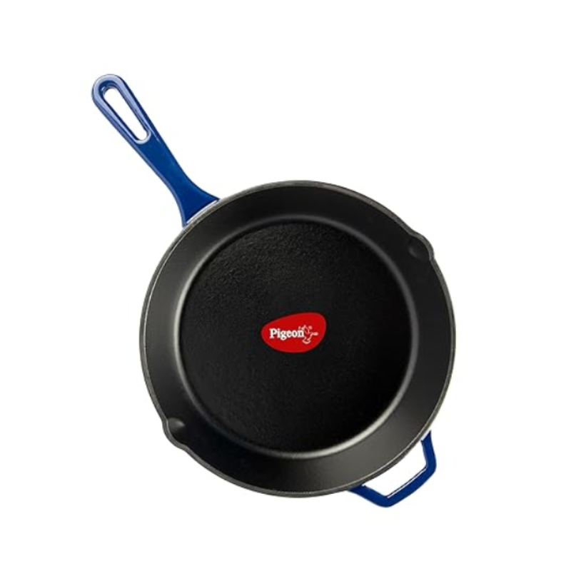 Pigeon Imperi Luxe Cast Iron Frypan 26cm – Non-Stick, Toxin-Free with Free Silicone Grip Sap 16298