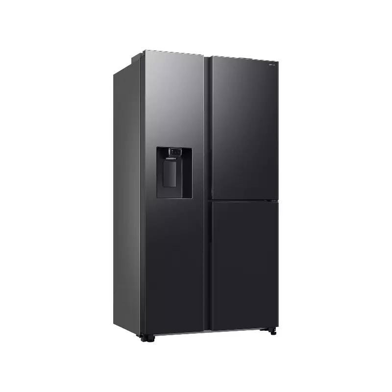 Samsung Refrigerator 627L Side by Side Door, Inverter Compressor, Water Dispenser, Black RS80F65G3FUT-WD