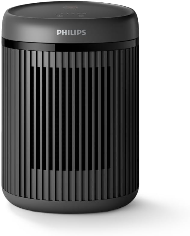 Philips 2000 Series Compact Ceramic Fan Heater – Rapid 2-Second Heat, Energy Efficient, Ultra-Quiet 24dB, 5 Modes, 5 Safety Features, 1500W (CX2120/01)