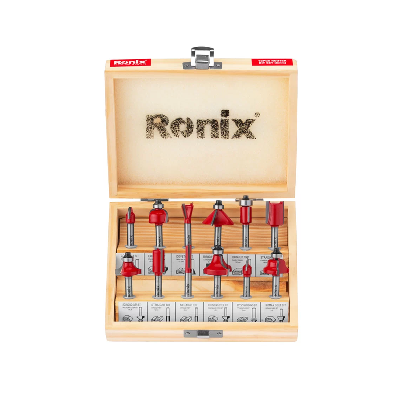Ronix Router Bit Set 8mm RH-5341