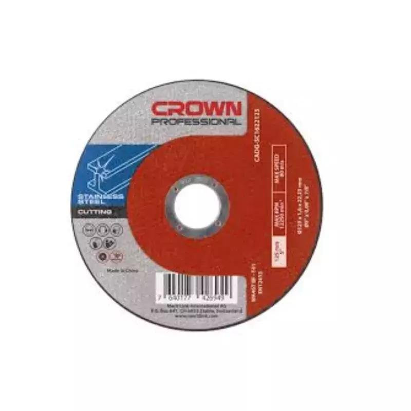 Crown Stainless Steel Grinding Disc 115 × 10 × 22.23 mm CADG‑SC1022115 (Pack of 10)