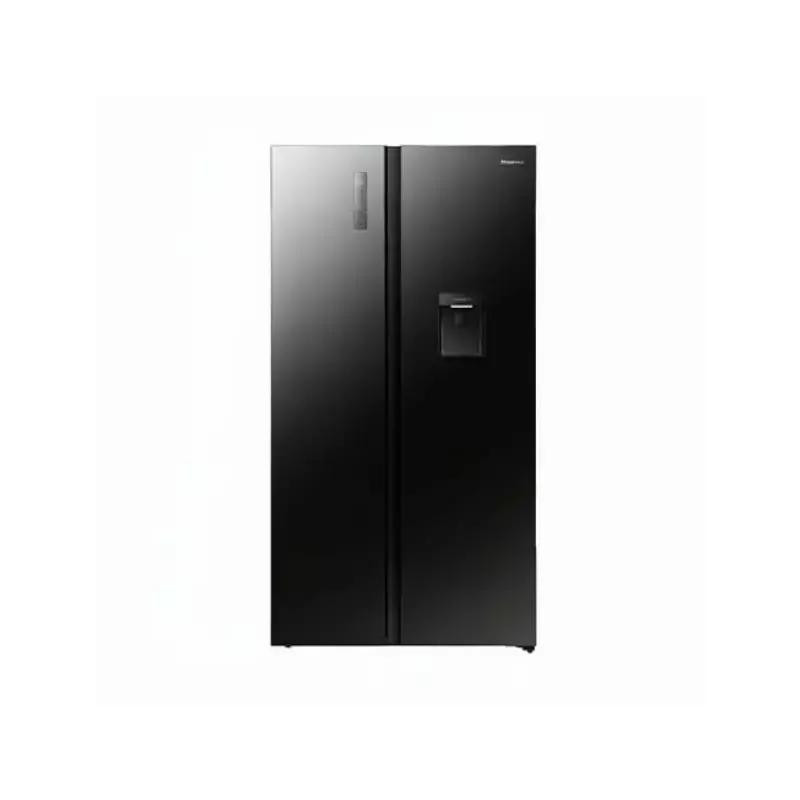 Hisense Side by Side Refrigerator with Water Dispenser, 529L, Black, RS5P558NMSG