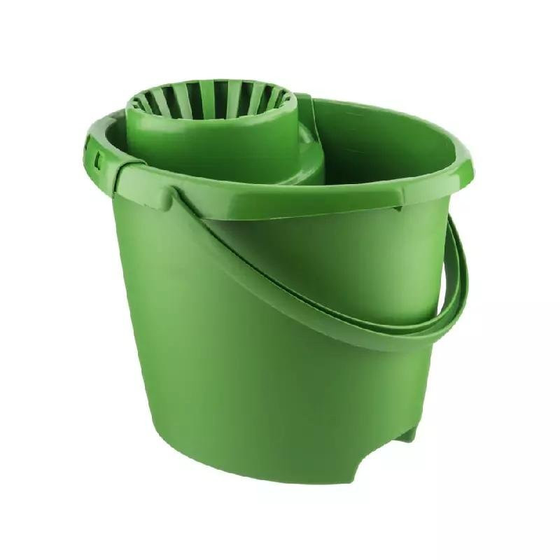 Arix Eco Green Bucket with Wringer, Cleaning Bucket, Plasic Bucket TK676 Pack of 2